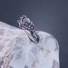 Skull of Destiny: Gothic Sterling Silver Ring with Fiery Garnets