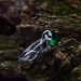 Gothic Emerald Ring with Enchanted Vine Design