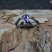 Elegant Gothic Ring with Amethyst Gemstone