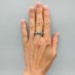 Exquisite Celtic Knot Ring in Polished Silver