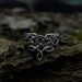 Gothic Dragon Ring with Radiant Amethyst Gemstone