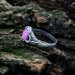 Unique Fairy Wedding Ring – Sterling Silver Elven Tree Bark Twig Ring for Forest Inspired Engagement