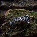 Twisted Vine Ring with a Touch of Emerald Magic