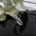 Wings of Serenity: Gothic Sterling Silver Ring with Blue Topaz