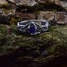Enchanting Silver Ring Featuring a Purple Amethyst