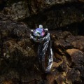 Silver Ring with Alexandrite - Symbol of Eternal Beauty| Unique Jewelry for Women