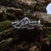 Woven Eternity: Gothic Sterling Silver Ring with Celtic Knotwork