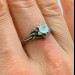 Handcrafted Silver Ring with Ethereal Moonstone