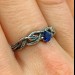 Nature-Inspired Peridot Silver Ring for Elegant Souls