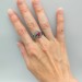 Ruby Gothic Dragon Ring with Bold and Mystical Design