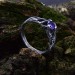 Enchanting Silver Ring Featuring a Purple Amethyst