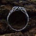 Handcrafted Silver Ring Featuring a Radiant Emerald