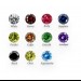 Elegant Gothic Butterfly Ring with Aquamarines