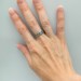 Delicate Silver Band with Intricate Weaving Design