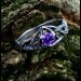 Guardian of Magic: Sterling Silver Ring with Amethyst Stone