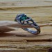 Handcrafted Silver Ring with Emerald - A Touch of Green Elegance
