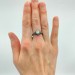 Elegant Gothic Ring with Moonstone Gemstone