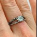 Enchanting Gothic Ring with Moonstone Gemstone