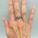 Soul Keeper: Gothic Sterling Silver Ring with Skull and Amethyst Accents