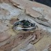 Elegant Silver Vine Ring with Emerald – A Gothic Romance