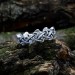 Exquisite Celtic Knot Ring in Polished Silver