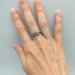 Woven Eternity: Gothic Sterling Silver Ring with Celtic Knotwork