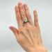 Gothic Moonstone Ring with Enchanted Branch Design– Unique Moon Flower Promise Ring for Women