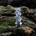 Exquisite Celtic Knot Ring in Polished Silver