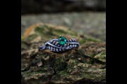 Forest Ring for Women with Leafy Tree Branch Band, Unique Nature Wedding Ring with Fantasy Style, Dainty Fairy Jewelry