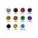 Ruby Gothic Skull Ring with Bold Statement Design