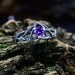 Guardian of Magic: Sterling Silver Ring with Amethyst Stone