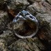Serpent's Embrace: Gothic Ring with Emerald Glow