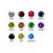Gothic Garnet Ring with Twisting Nature Motif