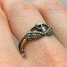 Elegant Skeleton-Inspired Gothic Ring – Symbol of Eternal Bonds