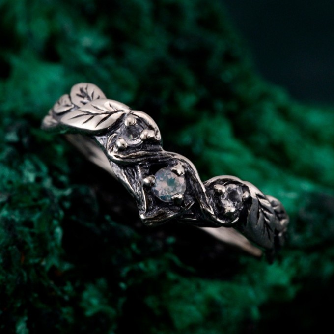 Elegant Handcrafted Gemstone Ring with Purple Stone – Perfect Luxury Gift