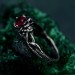 Handcrafted Silver Lotus Ring – Elegant Nature-Inspired Emblem for Her and Him