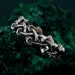 Mushroom Fantasy Ring - Nature-Inspired Silver Forest Symphony Ring