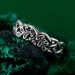 Enchanted Forest Silver Ring with Nature-Inspired Twig Design