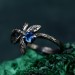 Delicate Interlocking Branch Ring – Distinctive Woven Twig Design, Petite Band for Women