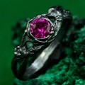 Handcrafted 925 Silver Ruby Ring – Elegant Minimalist Gemstone Jewelry