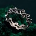 Silver Mushroom Ring: Nature-Inspired Forest Symphony Fantasy Ring