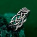 Silver Branch Ring: Nature-Inspired Harmony Band for Her & Him