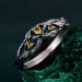 Elegant Braid Tree Branch Ring for Men – Pagan Twist Branch Engagement Ring