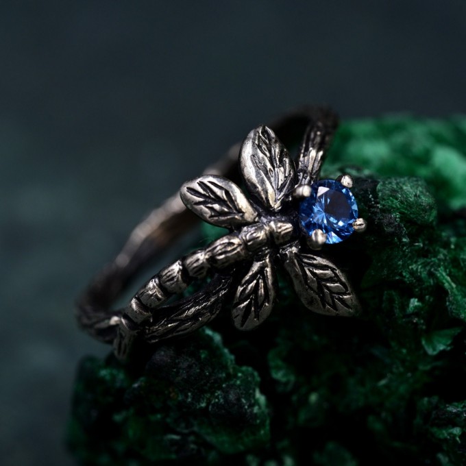Elegant Handcrafted Silver Ring – Artisan Twig Jewelry, Perfect Gift for Women
