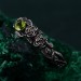 Blossom Silver Ring - Nature's Elegance with Floral Twig Accent