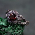 Silver Dragon Scale Ring: Handcrafted Mystical Fantasy Jewelry