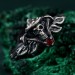Gothic Skull and Mushroom Ring – Dark Enchantment Jewelry