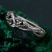 Eternal Tree Branch Silver Band - Woodland Whispers Design