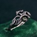 Gothic Witch Rings for All Genders – Unisex Silver Geometric Wedding Ring