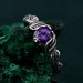 Silver Nature Ring: Nature's Embrace Woodland Promise Ring